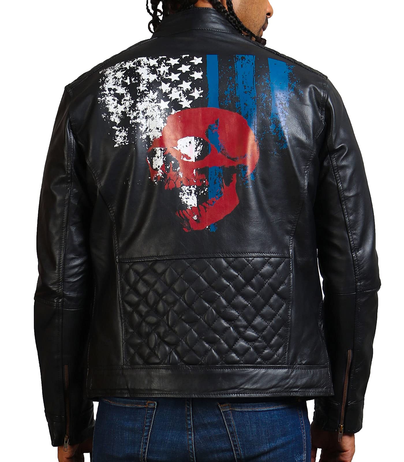 American Flag Skull Jacket | Shop with Confidence
