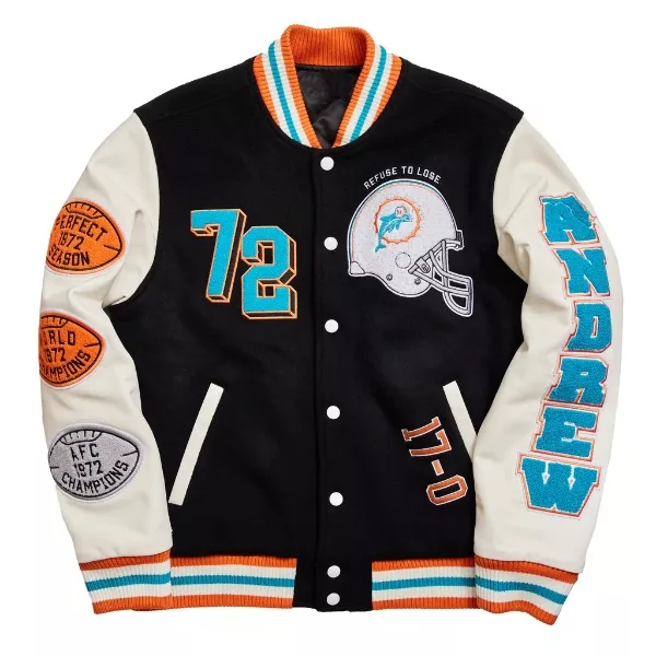 Miami Dolphins Leather Jacket - William Jacket