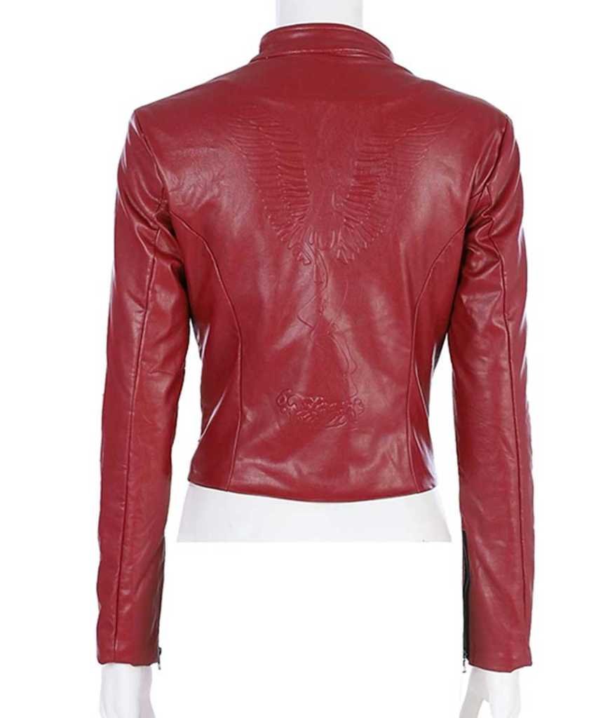 Claire Redfield Jacket | Resident Evil 2 Red Leather Jacket