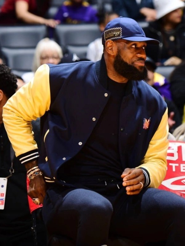 La Lakers Black/Gold Varsity Jacket
