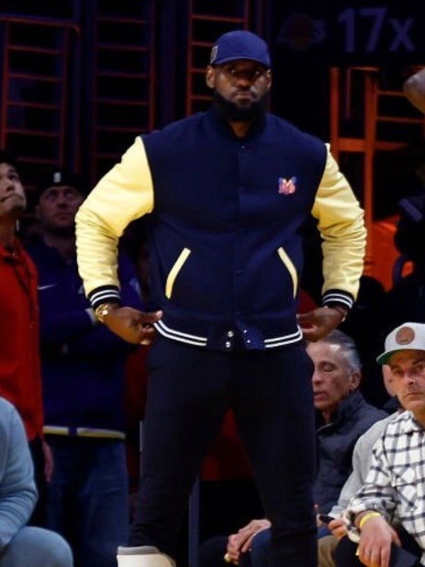 LeBron James LA Lakers Varsity Jacket