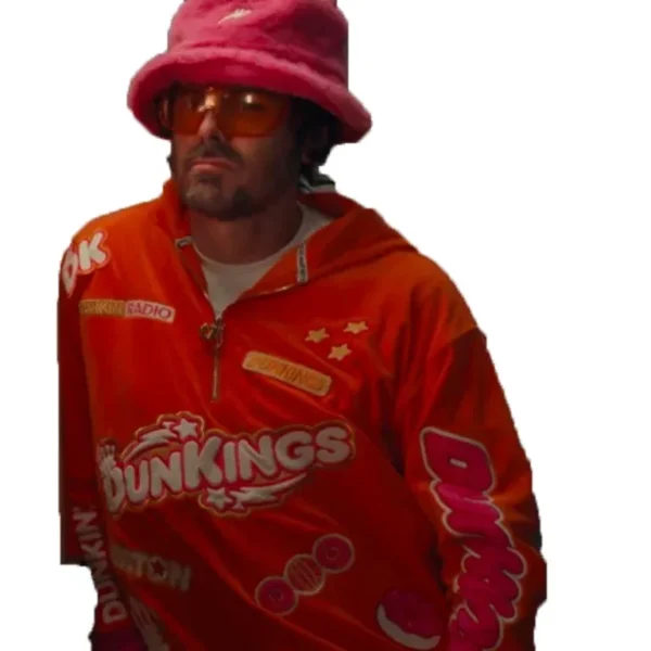 Super Bowl 2025 Casey Affleck Dunkings Tracksuit