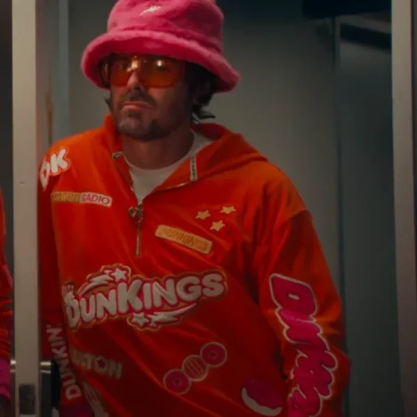 Super Bowl 2025 Casey Affleck Dunkings Tracksuit