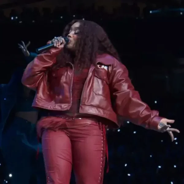 Super Bowl LIX Halftime Show SZA Leather Jacket - Image 6