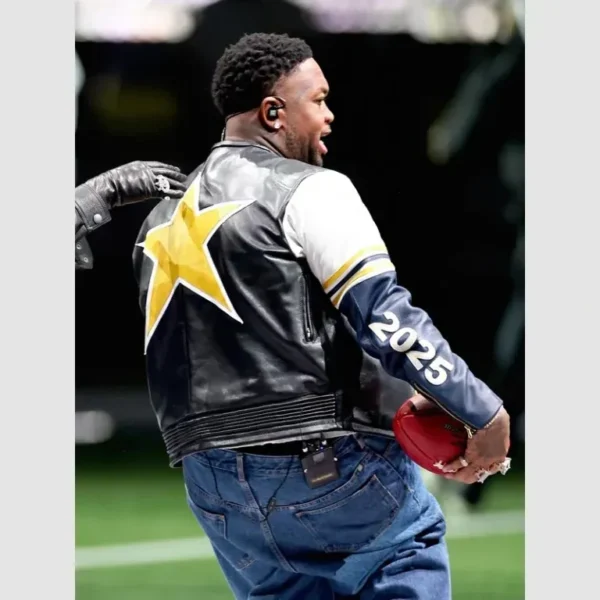 Super Bowl LIX Mustard Leather Jacket - Image 5