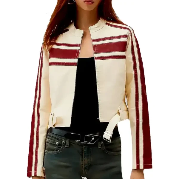 Sweet Magnolias S04 Tommi Rose Moto Jacket - Image 2