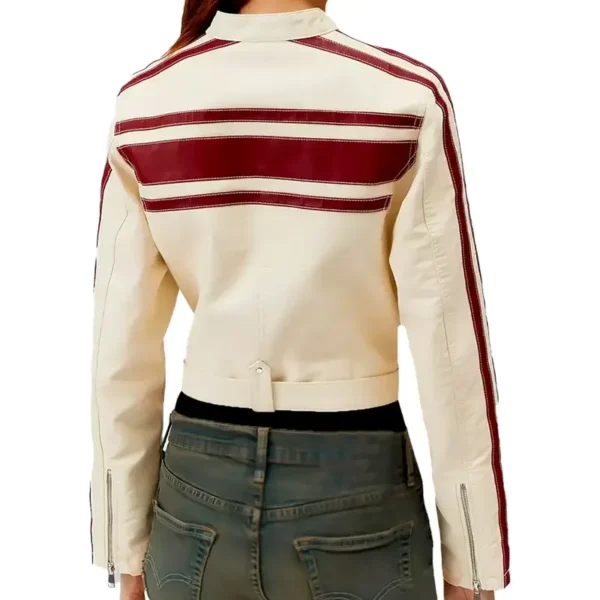 Sweet Magnolias S04 Tommi Rose Moto Jacket - Image 3