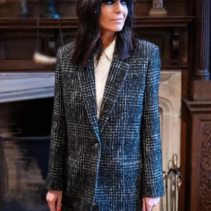 Claudia Winkleman Tweed Blazer